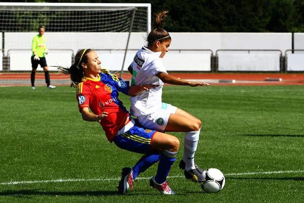 女性のサッカー — ストック写真