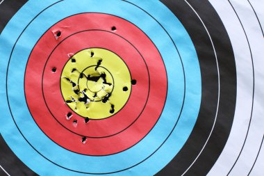 Archery target. clipart