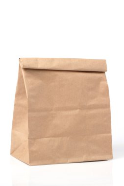 Folded paper bag clipart