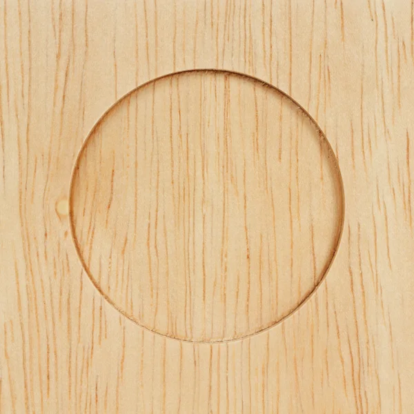 Kreis auf Holz. — Stockfoto