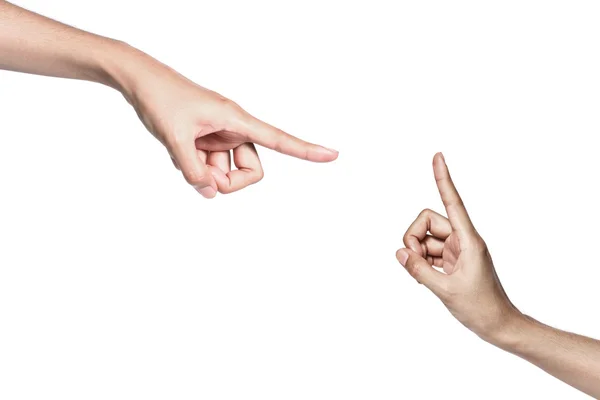 Hand pointing direction — Stock Photo, Image