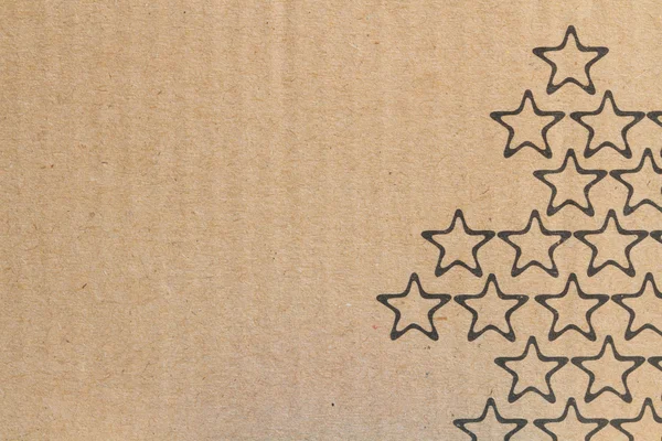 stock image Recycled paper with star
