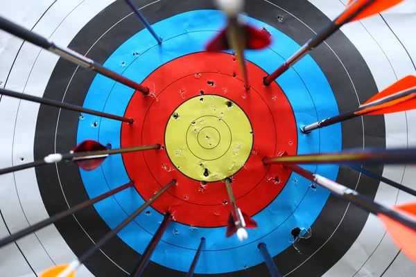 Arrows miss target. — Stock Photo, Image