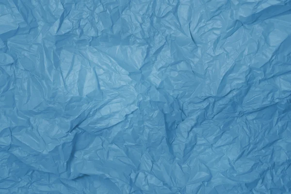 Crumpled blue paper — Stock Photo, Image