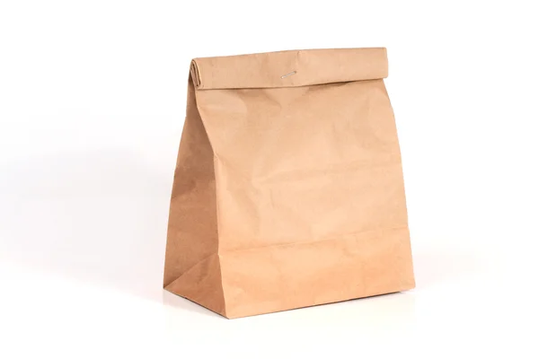 Χάρτινη σακούλα μεσημεριανό γεύμα — Φωτογραφία Αρχείου