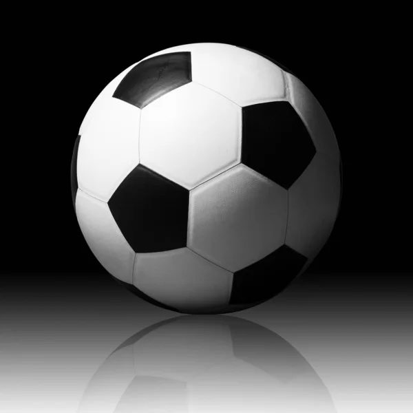 Fotbalový míč. — Stock fotografie