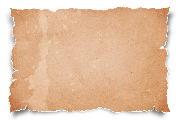Переработанная коричневая бумага — стоковое фото