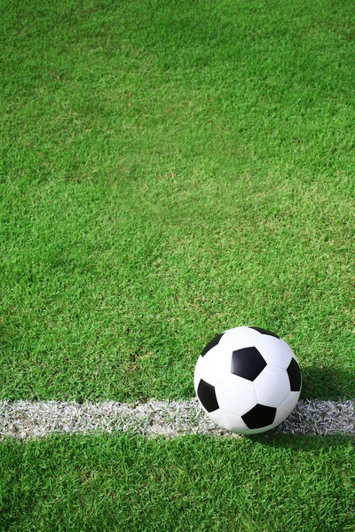 Futbol topu alan. — Stok fotoğraf