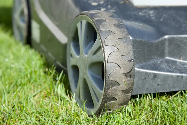 stock image Mowing the lawn