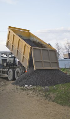 Dump truck clipart