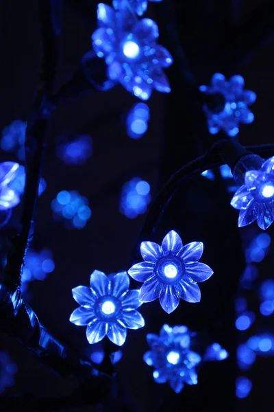 stock image Blue LED lights