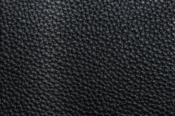 Zwart lederen textuur — Stockfoto