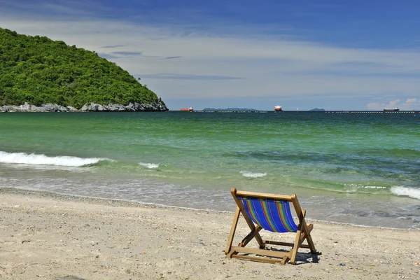 Beach chair — Stock Photo, Image