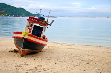 Tayland balıkçı tekneleri.