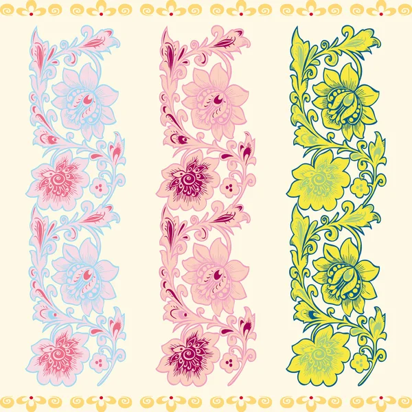 Élégant beau motif floral lumineux sans couture. Abstrait Illustration vectorielle élégante textu — Image vectorielle