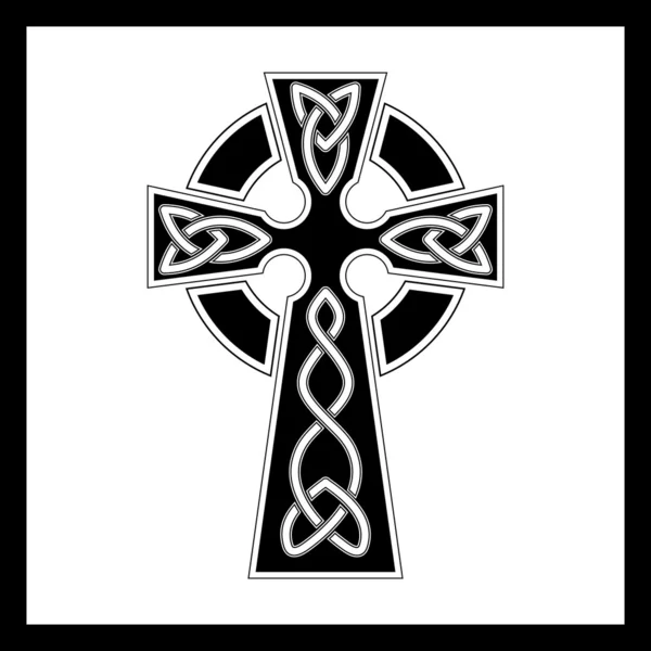 Vektor grunge gotiska cross Royaltyfria illustrationer