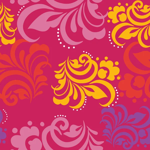 鲜花抽象的无缝矢量纹理在温柔的颜色 — 图库矢量图片
