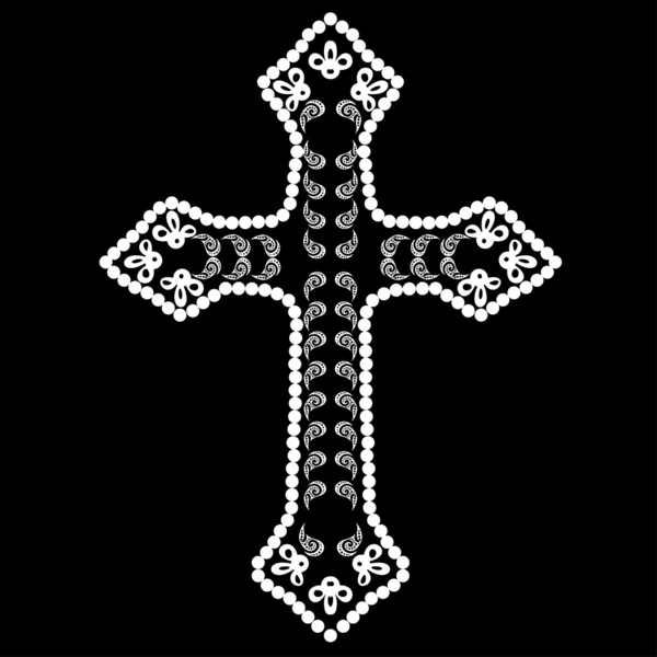 Croix abstraite sans couture — Image vectorielle
