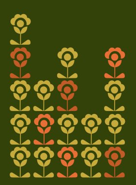 Bahar çiçek, renkli kart duvar kağıdı