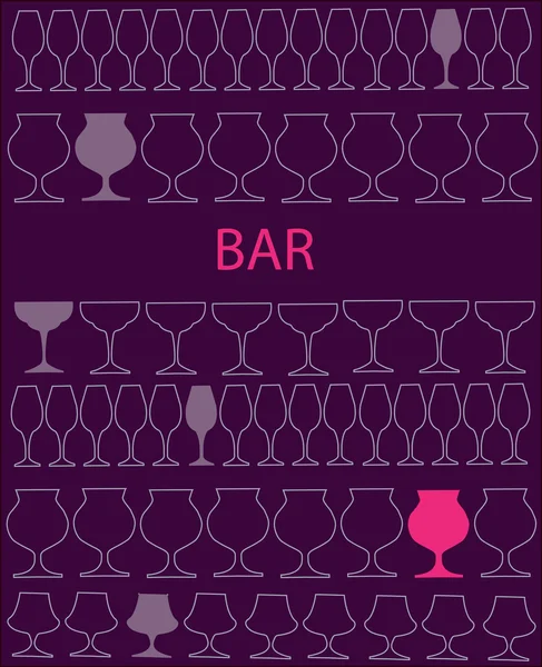 Bar veya Restoran Menü şablonun — Stok Vektör