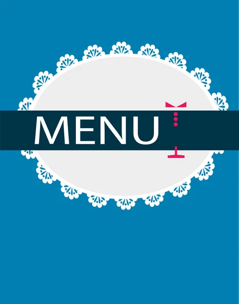 Modelo de menu restaurante —  Vetores de Stock
