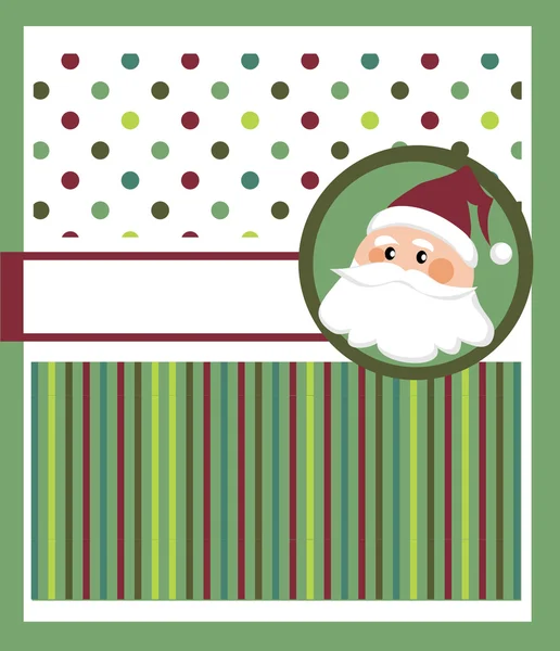 Christmas gratulationskort, mall — Stock vektor