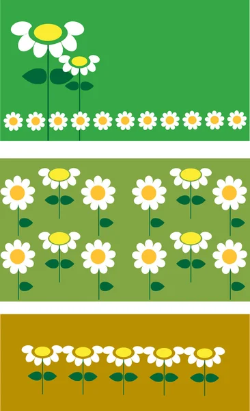 树种的花模板 — 图库矢量图片
