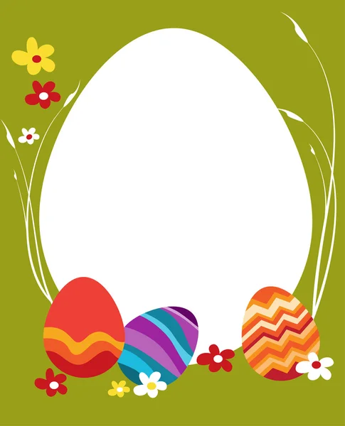 Easter card with — Stock Vector
