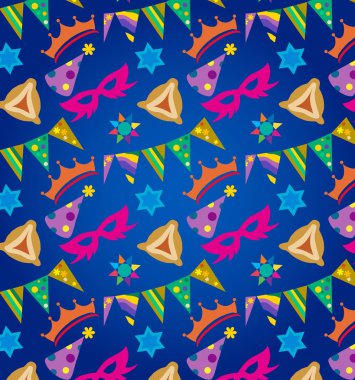 Purim background , jewish holiday clipart