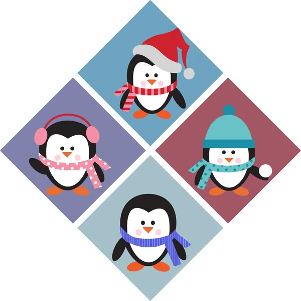 クリスマスのグリーティング カード テンプレート — ストックベクタ