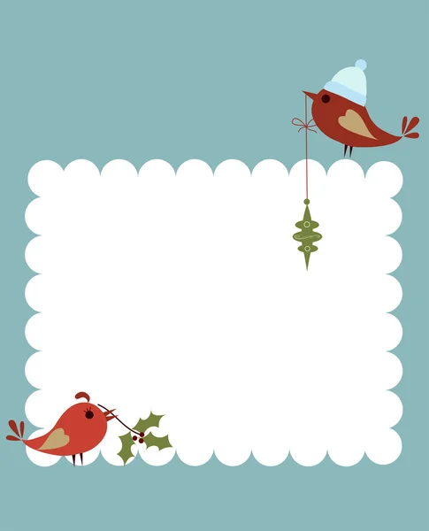 Noel kartı şablonu — Stok Vektör
