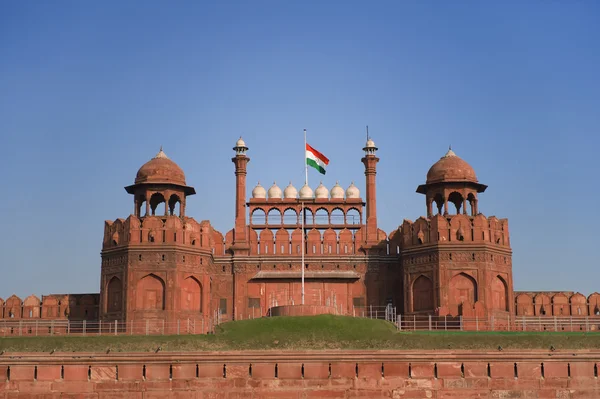 Κόκκινο φρούριο, στο Νέο Δελχί, Ινδία — Φωτογραφία Αρχείου