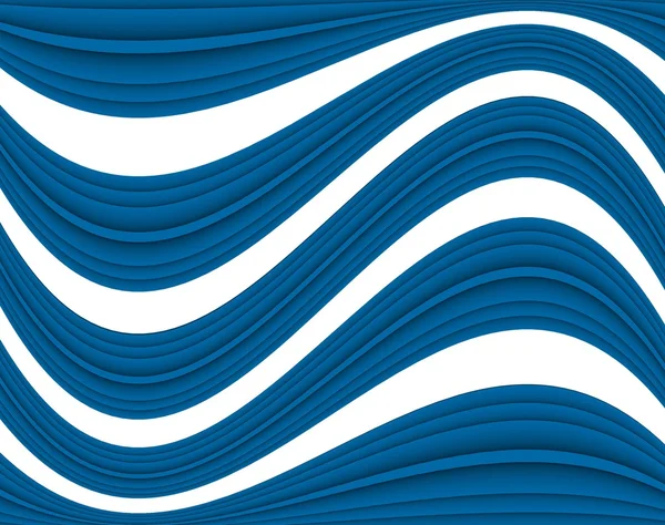Abstrakter Hintergrund mit blauen Wellen — Stockfoto