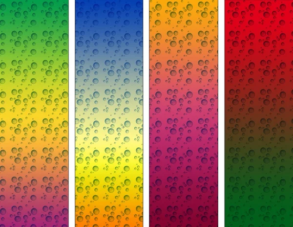Pozadí abstraktní s vzorky barev — Stock fotografie