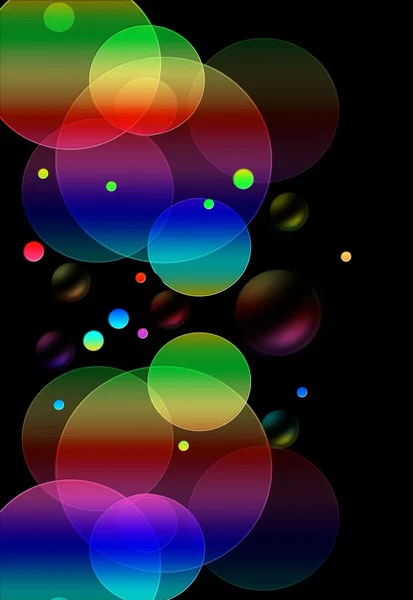 stock image Abstract background with dark colored circles