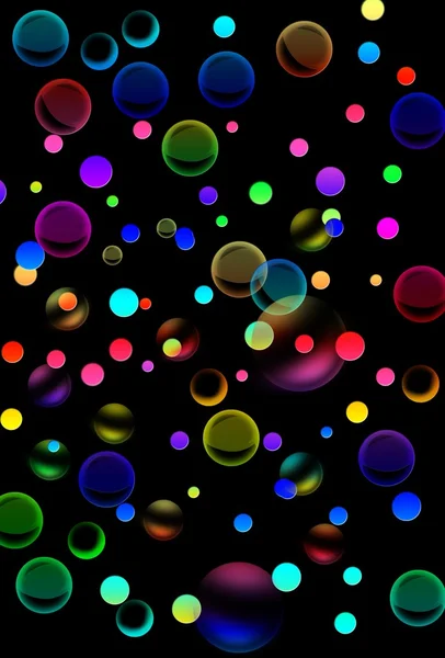 Abstract background with dark colored circles — Stock Photo, Image