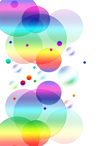 Abstracte achtergrond met gekleurde kringen Stockfoto
