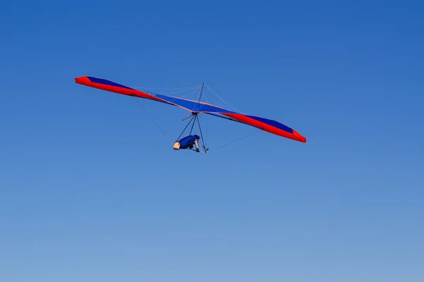 Hängflygning i blå — Stockfoto