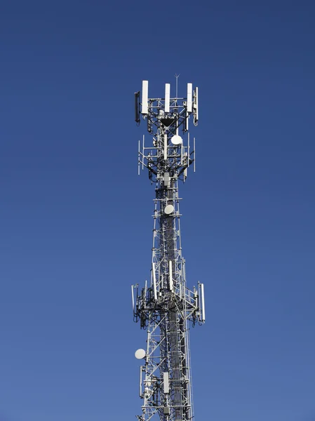stock image Communications Tower with a blue sky background