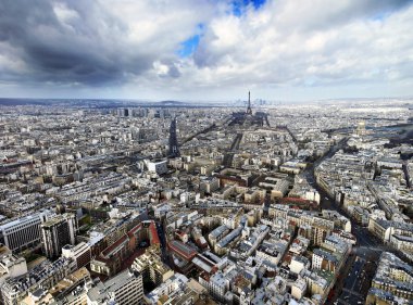 Paris from above clipart