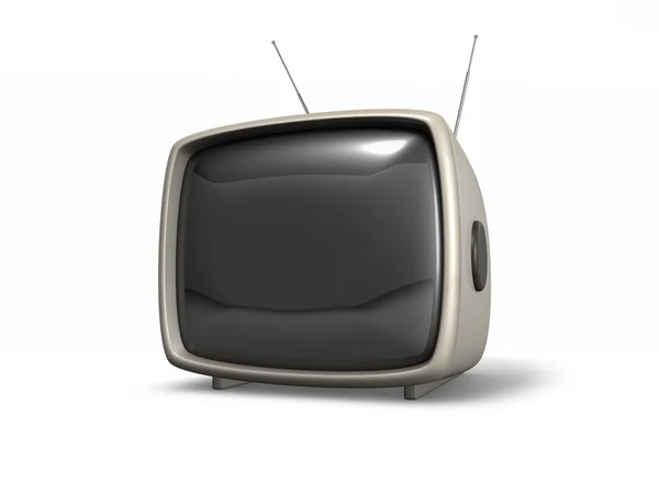3D retro Tv — Zdjęcie stockowe