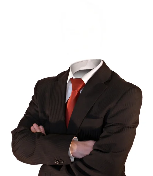Homem de negócios sem cabeça — Fotografia de Stock