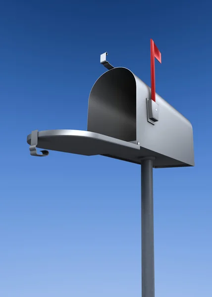 Открыть почтовый ящик — стоковое фото