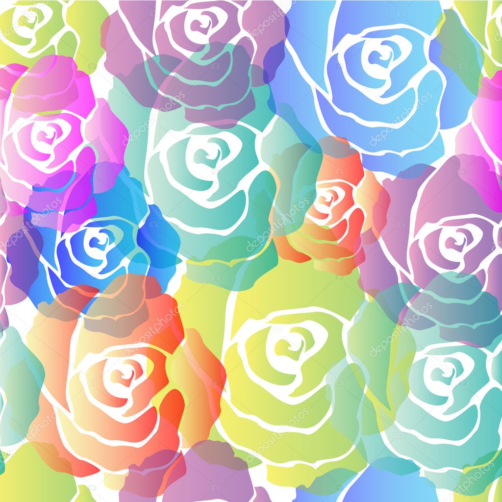 Seamless Pattern Roses