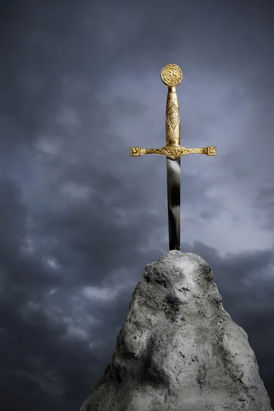 Das Schwert im Stein — Stockfoto