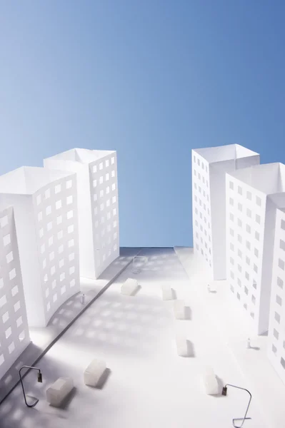 Photo of a city made of paper — Stock Photo, Image