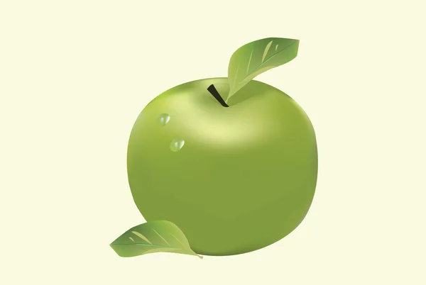 Grönt äpple Stockillustration
