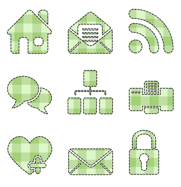Web and Internet icons - handmade series — Stock Vector