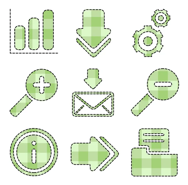 Web and Internet icons - handmade series — Stock Vector