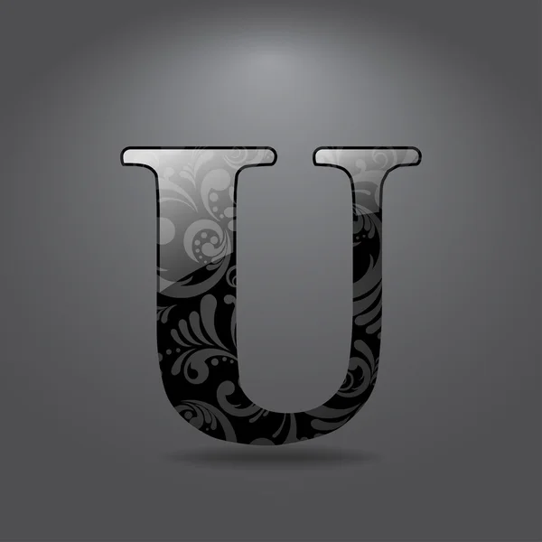 字母U — 图库矢量图片